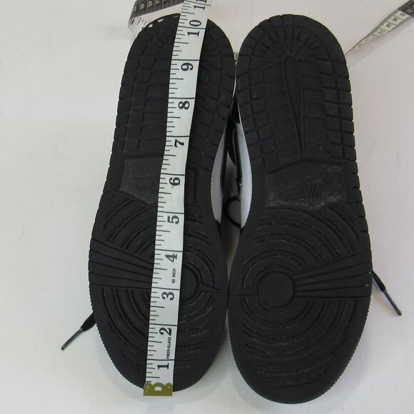 Air Jordan1 Mid Hologram Big Kids' Sneaker Shoes Size 5Y MJ Images Black/Concord - Picture 10 of 10